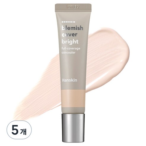 한스킨 블레미쉬 커버 내추럴 컨실러 12g, 브라이트, 5개