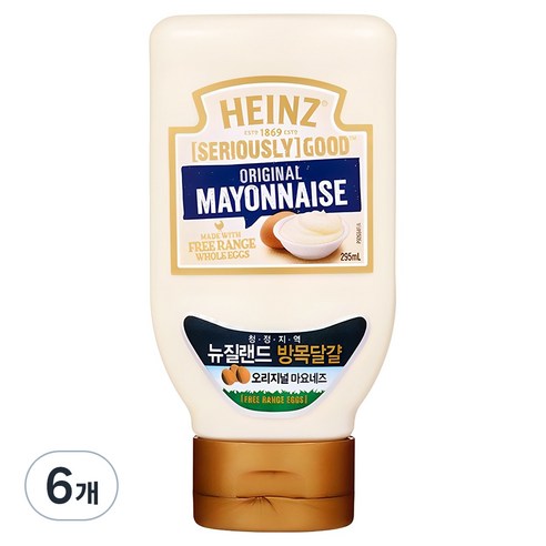 하인즈 굿 마요네즈, 295ml, 6개