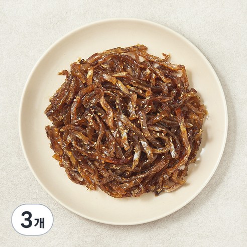 도들샘 쥐포채 간장조림, 500g, 3개