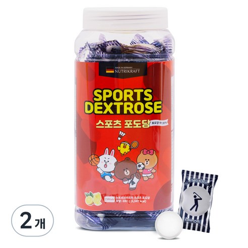 뉴트리크라프트 스포츠 포도당 캔디, 40정, 2개 식염포도당 뉴트리크라프트 스포츠 포도당 캔디, 40정, 2개 식염포도당