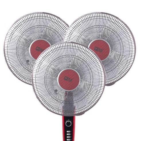 클레어라 스트링 선풍기 안전망 35~40cm, 화이트, 3개