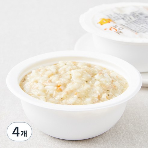 짱죽 중기 9개월부터 이유식 한우두부비타민채죽, 혼합맛(한우/두부), 200g, 4개