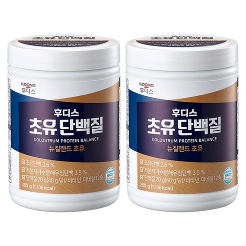 일동후디스 초유단백질 뉴질랜드 초유, 280g, 4개