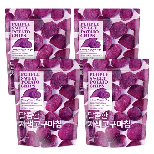 달콤한 자색고구마칩, 240g, 1개