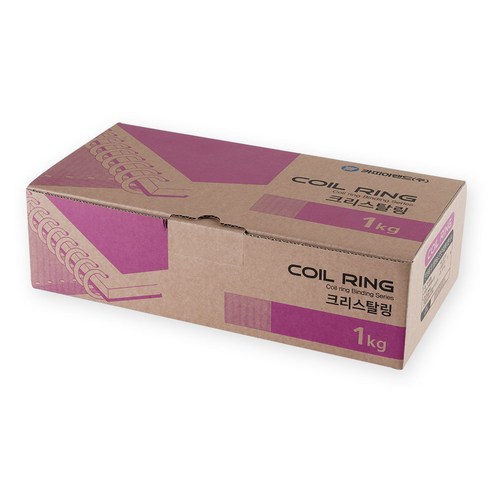 카피어랜드 3:1 코일링 1kg 27개입, 30mm, 투명, 27개