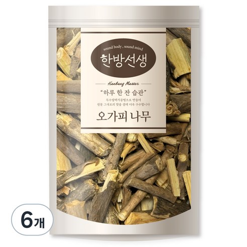 한방선생 오가피 나무, 600g, 6개