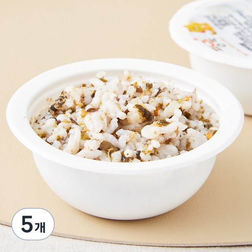 짱죽 완료기 13개월부터 이유식 김모듬야채밥, 180g, 5개, 혼합맛(김/모듬야채)