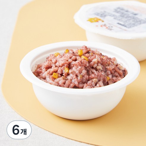 짱죽 완료기 13개월부터 이유식 고구마영양팥밥, 180g, 6개, 혼합맛(고구마/팥)