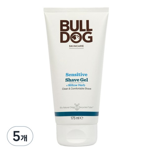 불독 스킨케어 센서티브 쉐이브 젤, 175ml, 5개