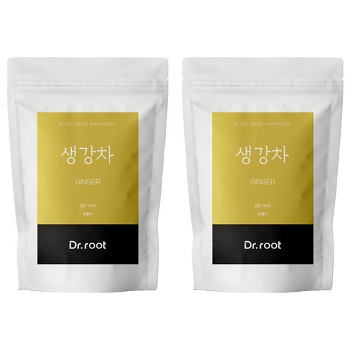 닥터루트 생강 삼각티백, 2개, 25개입, 1.2g