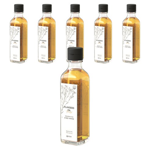청양식품 참 좋은 아마씨유, 180ml, 6개