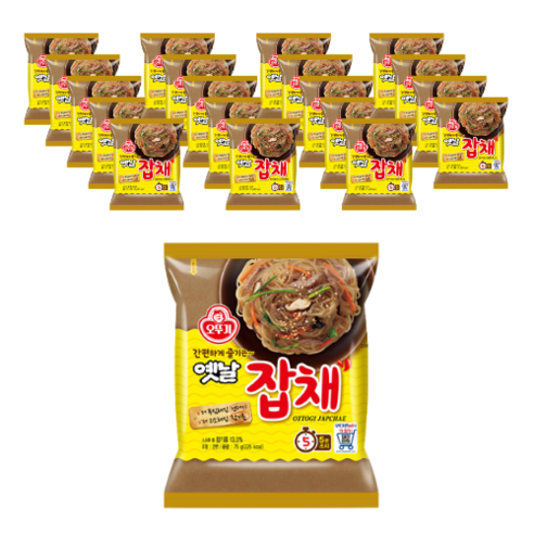 오뚜기 옛날 잡채 75g, 20개