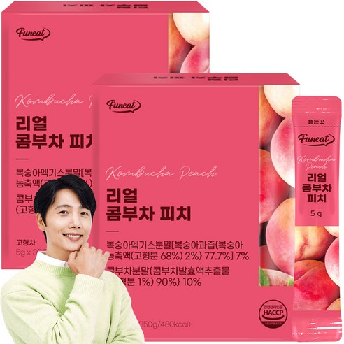 피치 향의 시원함을 담은 퍼니트 리얼 콤부차, 맛과 건강의 만남