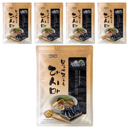 새벽바다 건다시마, 200g, 5개