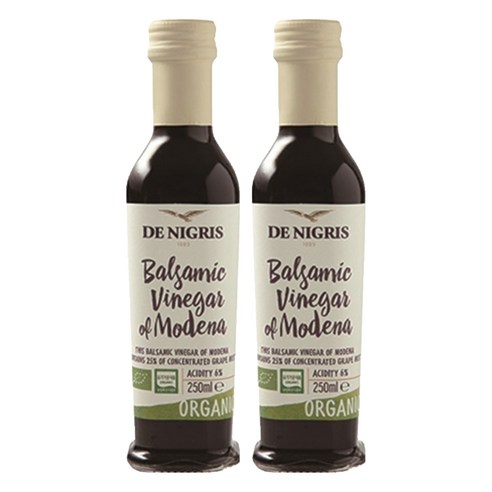 [데니그리스] De Nigris 유기농 와인식초, 2개, 250ml