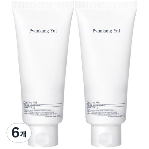 편강율 저자극 각질 케어 필링젤, 100ml, 6개