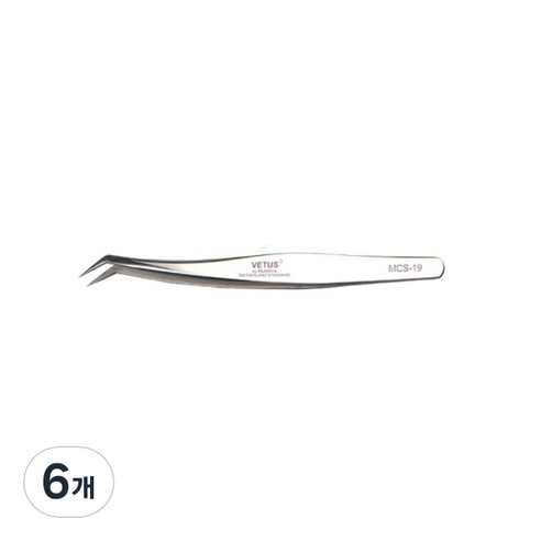 비투스 핀셋 MCS-19, 골드베이지, 6개