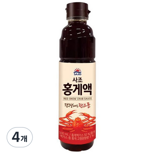 홍게액, 500ml, 4개