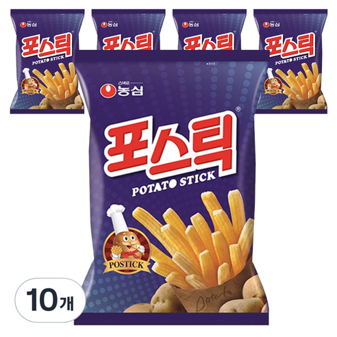 농심 포스틱, 84g, 10개