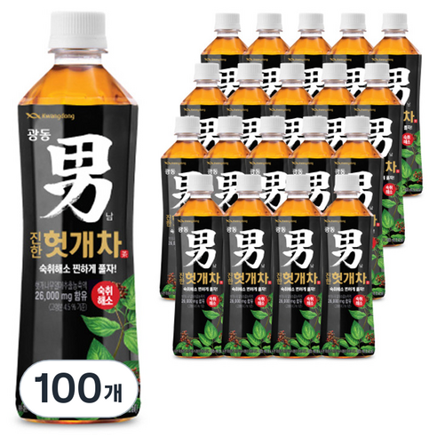 광동진한헛개차, 500ml, 100개