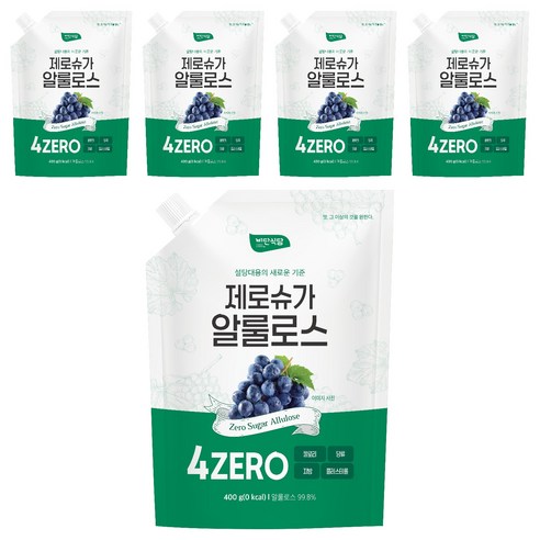 비단식당 제로슈가 알룰로스, 5개, 400g