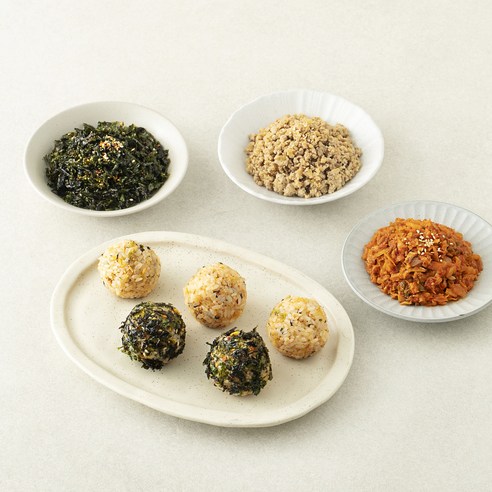 집반찬연구소 주먹밥 한돈 100g + 참치김치 100g + 맛더하기 김자반 20g, 220g, 1세트