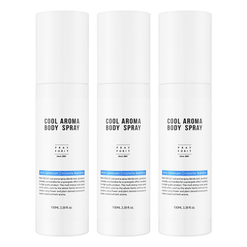 프레이포잇 쿨 아로마 바디 스프레이, 100ml, 3개