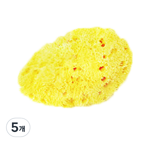 룰라러브 세안용 천연해면 특대형, 5개