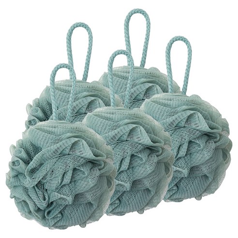 페르노엘 촘촘하고 부드러운 걸이형 버블 샤워볼 세트, 카키, 5개입, 1개