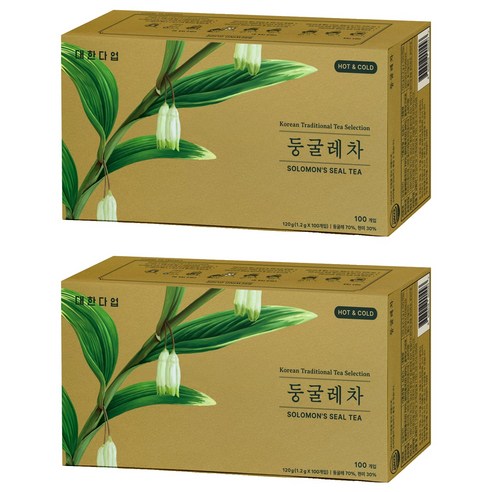 대한다업 둥굴레차, 1.2g, 2개, 100개입