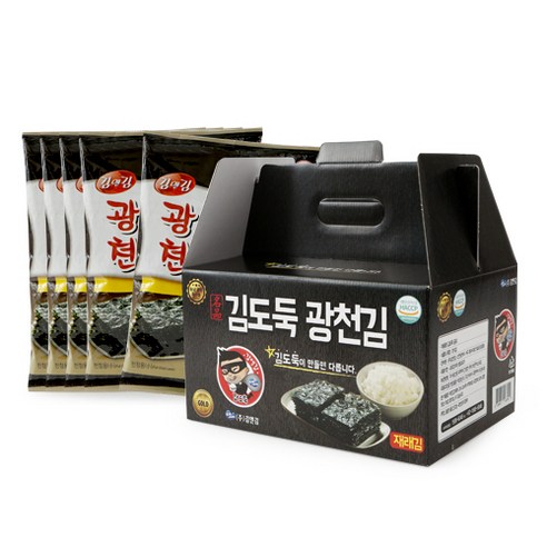 김앤김 솔뫼 재래전장김 선물세트 25g 5봉, 125g, 5세트