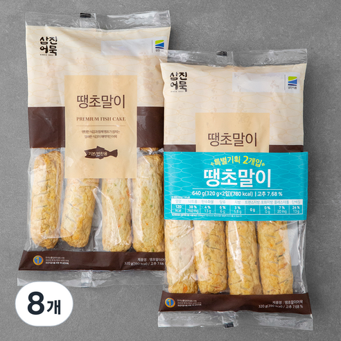 삼진어묵 땡초말이 어묵, 320g, 1개