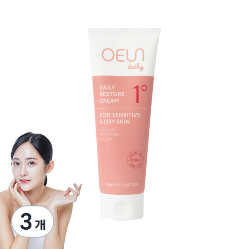 오은 데일리 리스토어 크림, 150ml, 3개