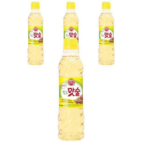 오뚜기 미향 발효 맛술, 500ml, 4개