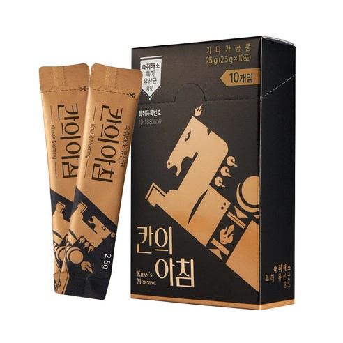 칸의 아침 유산균 숙취해소제, 10개, 2.5g