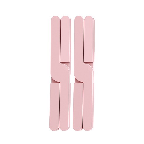 요고모지 X자변형 단열 식탁 받침대, 핑크, 2개
