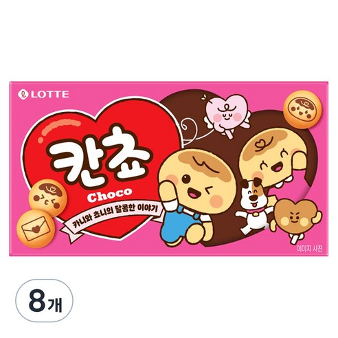 롯데웰푸드 롯데제과 칸쵸 과자, 54g, 8개