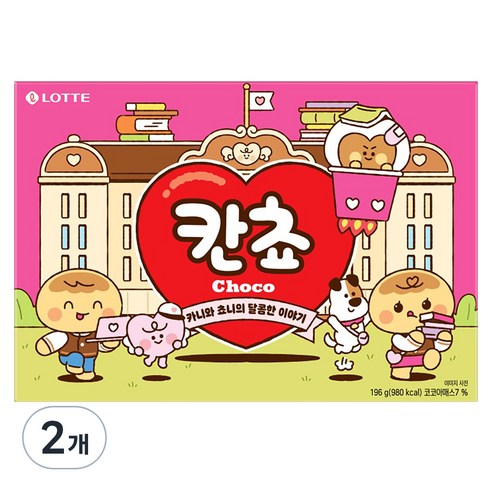 롯데웰푸드 롯데제과 칸쵸, 196g, 2개
