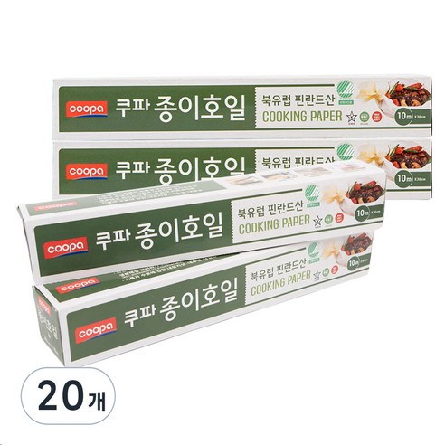 쿠파 종이호일 30cmx10m, 10m, 1개입, 20개