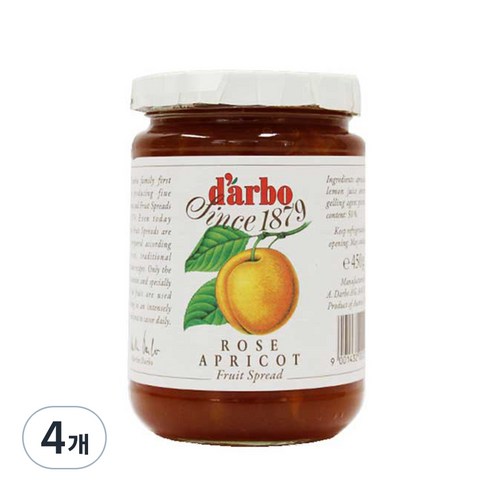 다보 살구잼, 450g, 4개