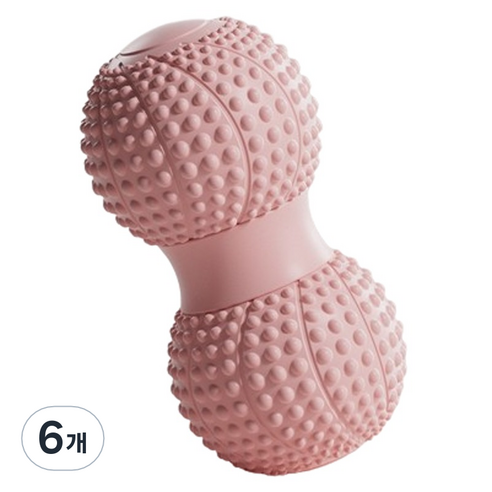 레디엘로 TPE 땅콩 마사지볼, 6개, 핑크