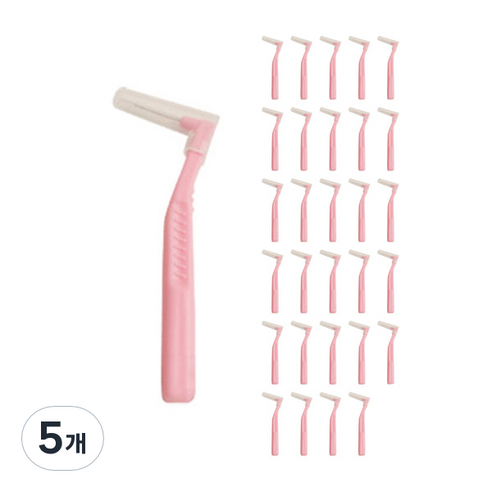 치간칫솔 L형 SSSS형, 55개입, 5개