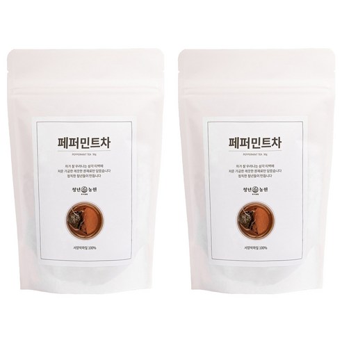 청년농원 페퍼민트차, 1g, 50개입, 2개