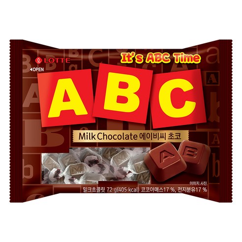 ABC 초코, 72g, 1개