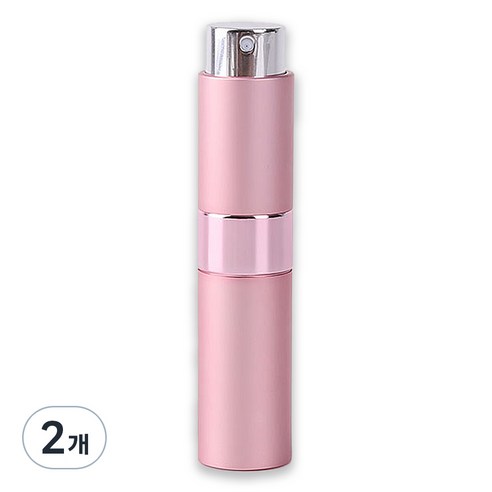 바코젤 향수 공병 8ml, 핑크, 2개
