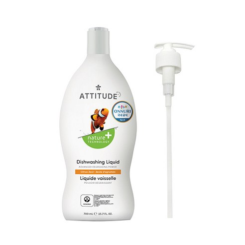 에티튜드 주방세제 시트러스제스트 향, 700ml, 1개