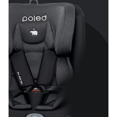 엄마의 허리 건강과 아이의 안전을 동시에, 폴레드 올에이지 360 카시트