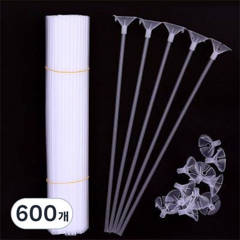 스타리움 풍선 컵스틱 32cm, 화이트, 600개
