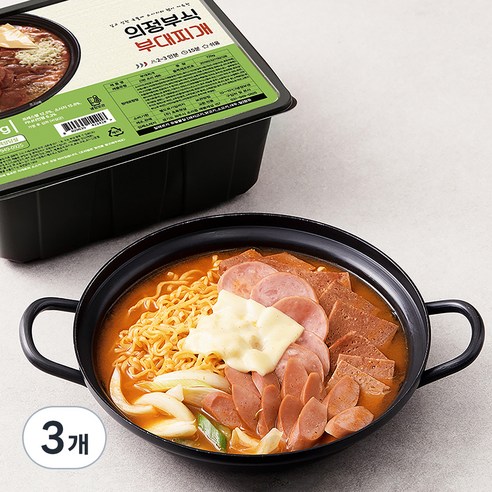 초록햇살 의정부식 부대찌개, 720g, 3개