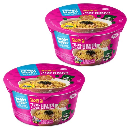푸디버디 간장비빔면 컵 86g